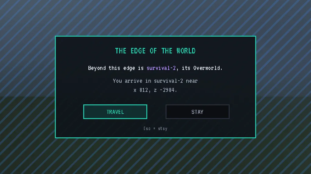 Travelling between worlds